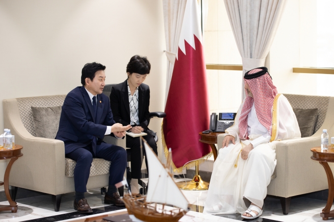 Meetings with Qatar Ministers in each field to support Korean companies 포토이미지