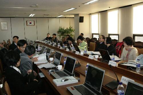 주요정책과제 자체평가위원회 개최 (2008/01/17) - 포토이미지