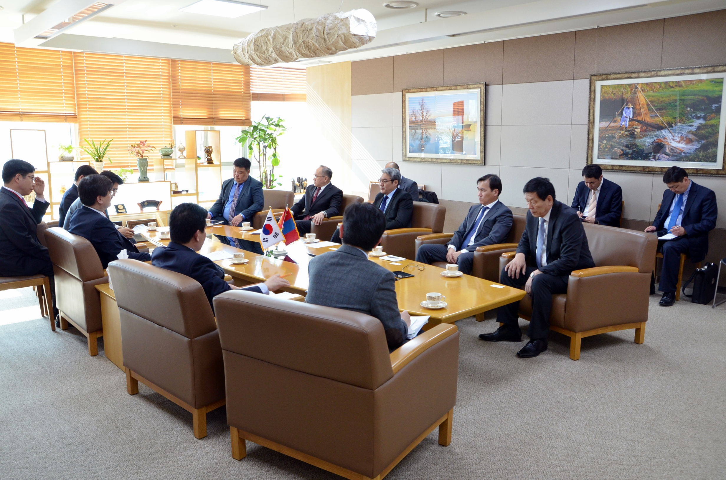 몽골 도로교통부 장관 면담