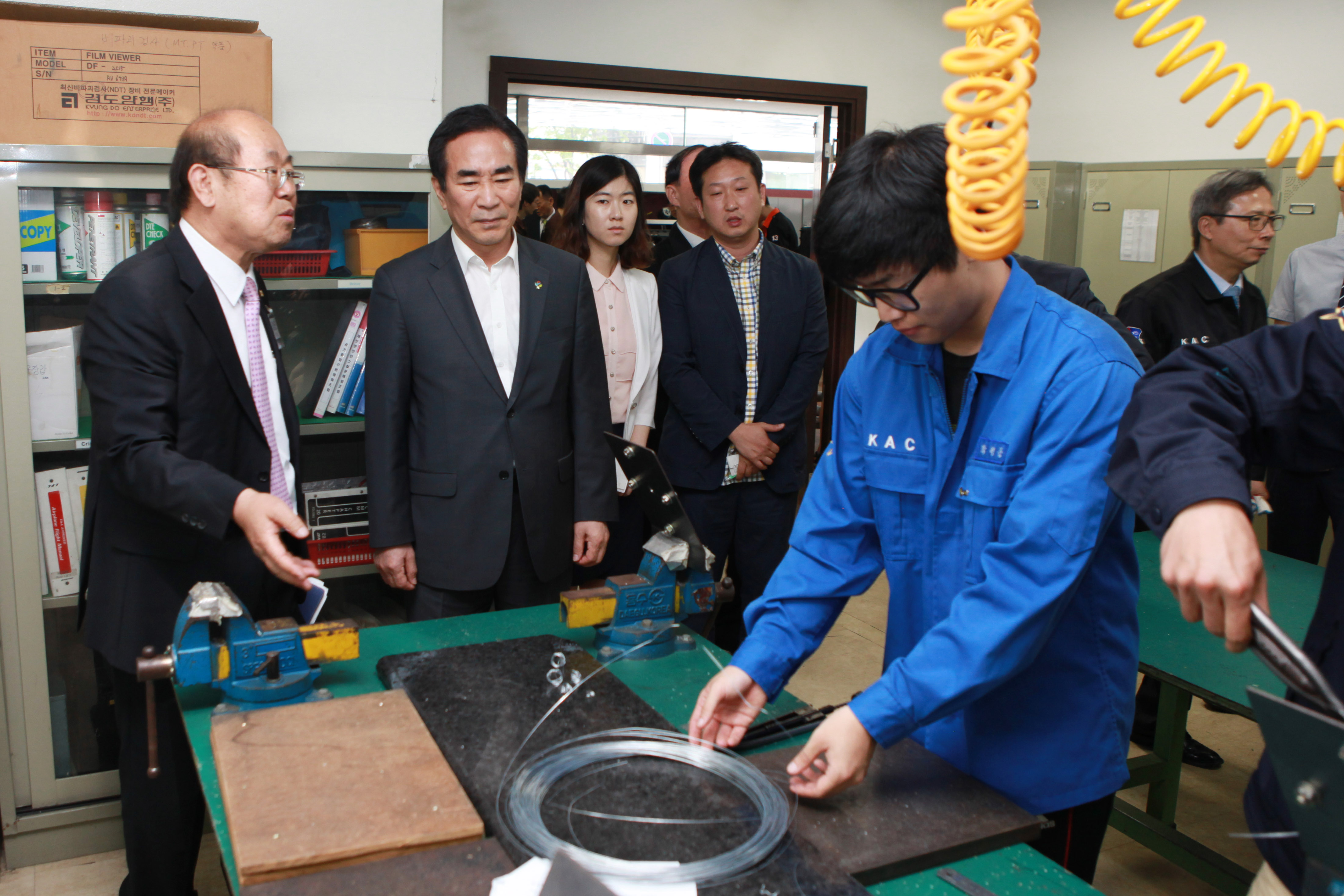 여형구 2차관, 한국항공직업전문학교 현장방문 - 포토이미지