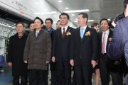 강호인 장관, 신분당선 연장 정자-광교 전철 개통식 참석 - 포토이미지