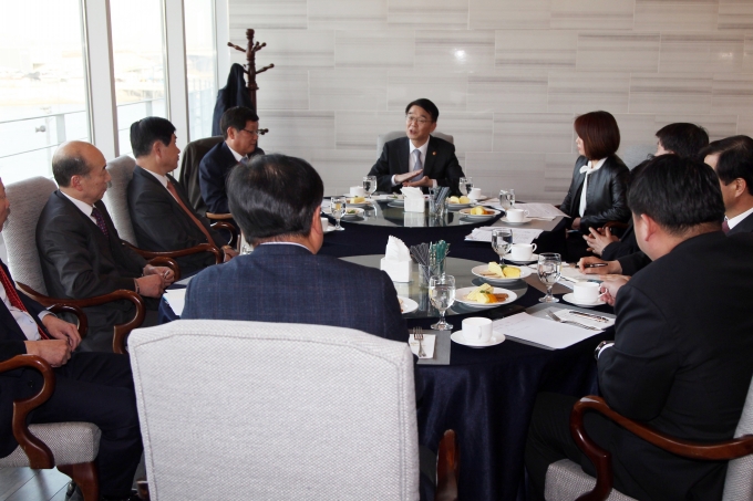 강호인 장관, 김포고촌물류단지 현장방문 - 포토이미지