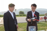 강호인 장관의 신산업육성을 위한 드론 시연행사 참가 - 포토이미지