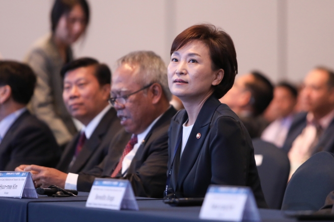 김현미 장관, 대한민국 국제물주간 2017 개최식 참석 - 포토이미지