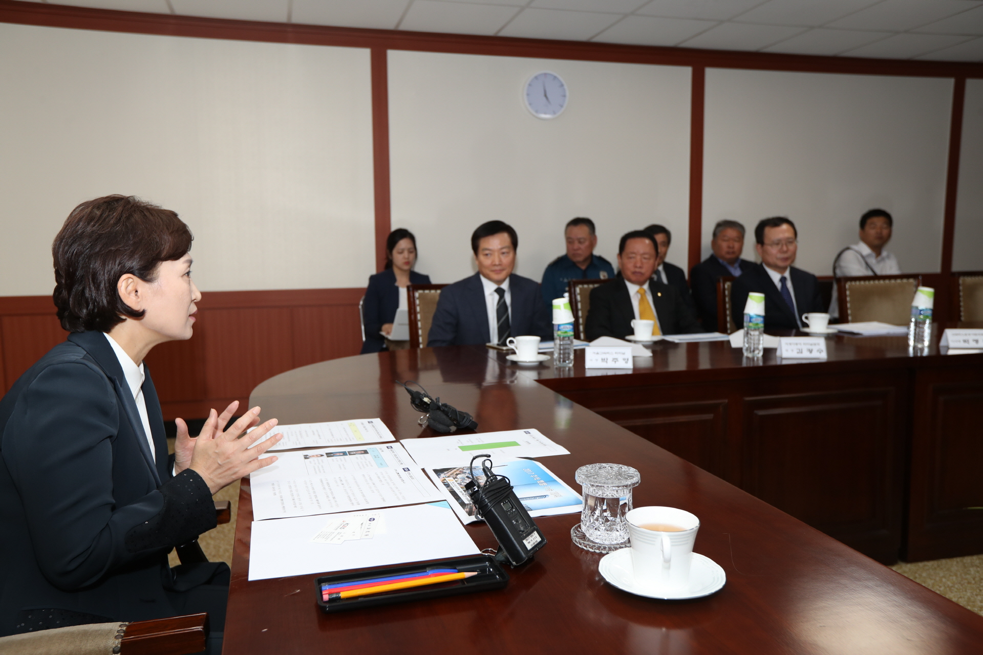 김현미장관, 추석 연휴 특별교통대책 경부고속버스터미널 찾아 점검 - 포토이미지