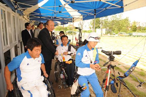 장애인올림픽 대표선수 격려 (2008/08/19)