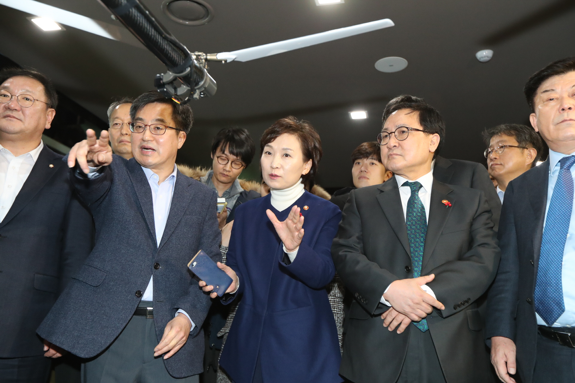 판교 제2테크노밸리 기업지원허브 방문 및 확대 경제장관회의 개최 - 포토이미지