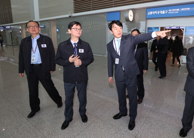 손병석차관, 설기술연구원 인천공항 찾아 화재안전 관련 기술 개발 현황 및 시설물 점검 - 포토이미지