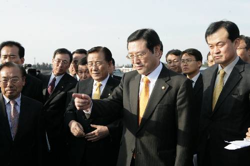 전남 나주 혁신도시 건설 후보지역 방문 (2007.01.26)