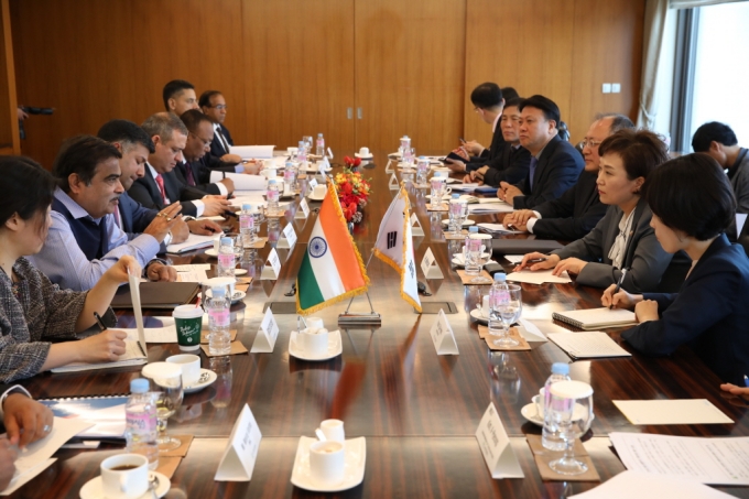 김현미 장관, 한-인도 인프라 투자 협력 포럼 개최 - 포토이미지