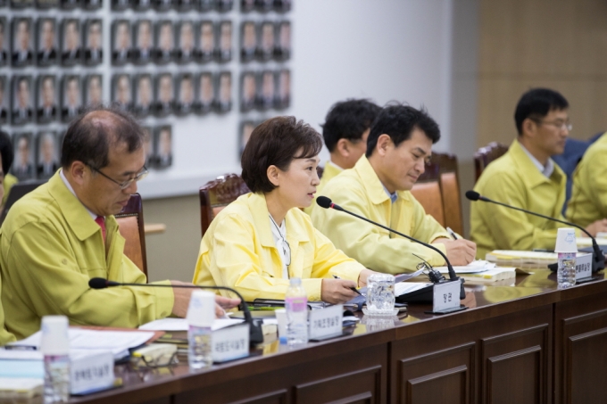 김현미 장관, “국민 불안을 해소하는 실전적 재난 대비” 강조 - 포토이미지