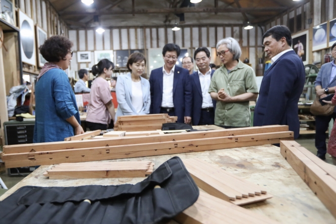 김현미 장관, 완주 삼례문화예술촌 도시재생현장방문 - 포토이미지