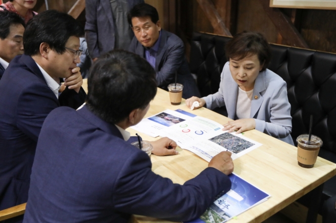 김현미 장관, 완주 삼례문화예술촌 도시재생현장방문 - 포토이미지