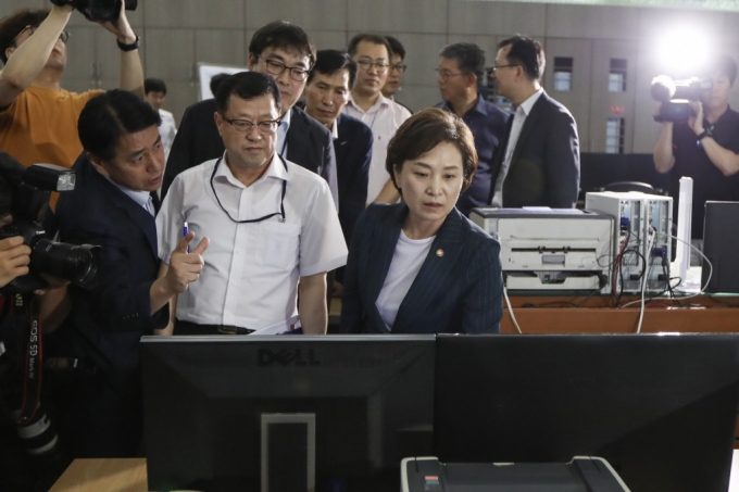 김현미 장관, 철도안전 현장점검 - 포토이미지