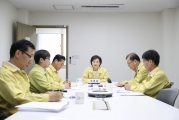 김현미 장관, 24일 서울역 찾아 각SOC별 태풍 대응현황 및 전국 철도 운행 비상체제 점검 - 포토이미지