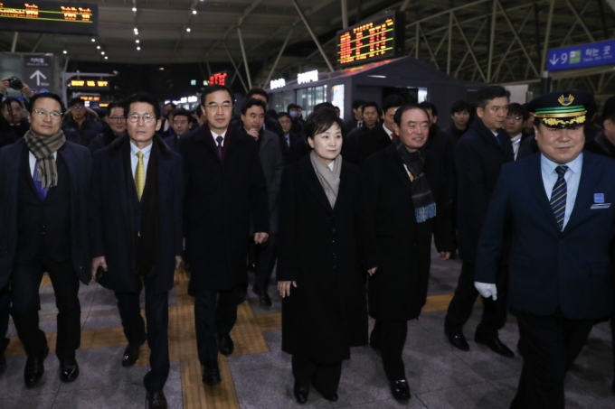 동 서해선 철도 도로 연결 및 현대화 착공식 - 포토이미지