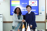 김현미 장관, 한·인도 인프라 협력방안 논의