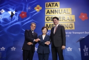 김현미 장관, IATA 연차총회 찾아 업계 발전 축하 및 위상 홍보