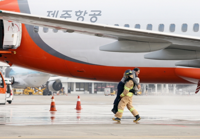 항공기사고 위기대응훈련 - 포토이미지