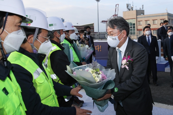 익산-대야 복선전철 및 군장산단 인입철도 개통식