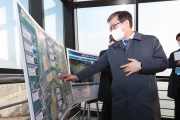 변창흠 장관 '새만금 저탄소 그린뉴딜 중심지' 로 강조