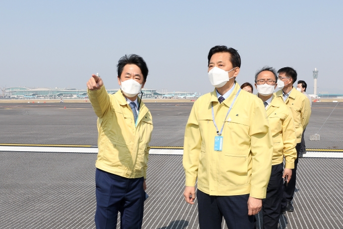 황성규 2차관 인천공항 현장점검 - 포토이미지