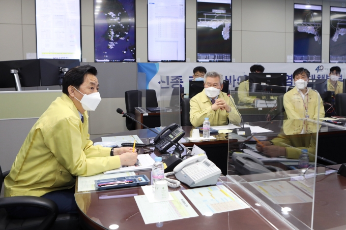 황성규 2차관 김포공항 방역점검 및 신공항 비행유지성 비행점검 - 포토이미지