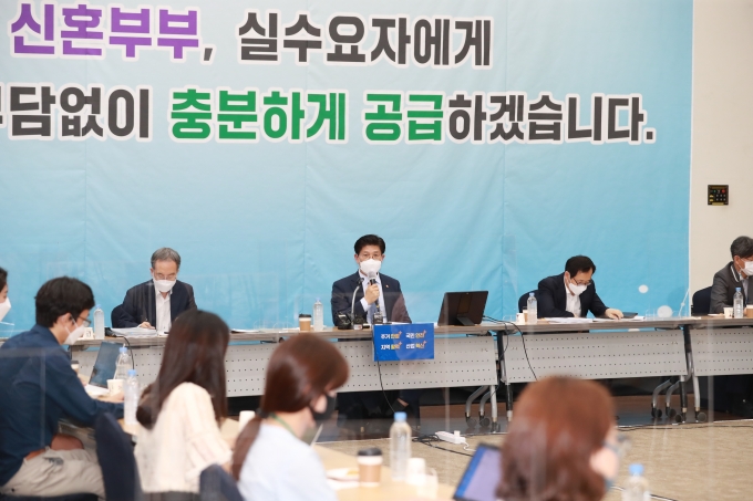 국토부 노형욱 장관, 출입기자단 간담회 - 포토이미지