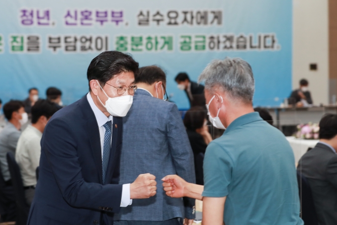 국토부 노형욱 장관, 출입기자단 간담회