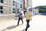 국토부 1차관 건설현장 방역실태 점검