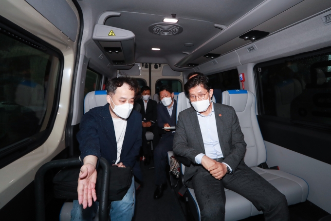 국토교통부 장관, 세종 스마트시티 현장점검 - 포토이미지