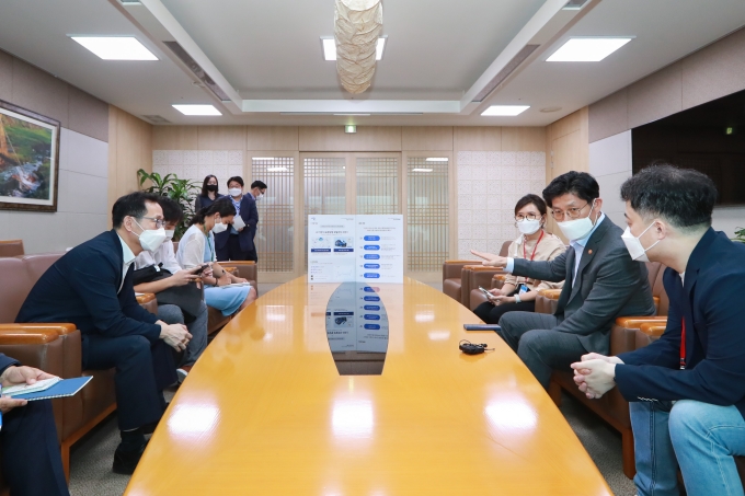 국토교통부 장관, 세종 스마트시티 현장점검 - 포토이미지