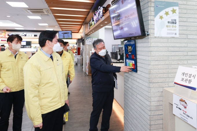 황성규 국토부 제2차관, 안성휴게소 방역현장 점검 - 포토이미지