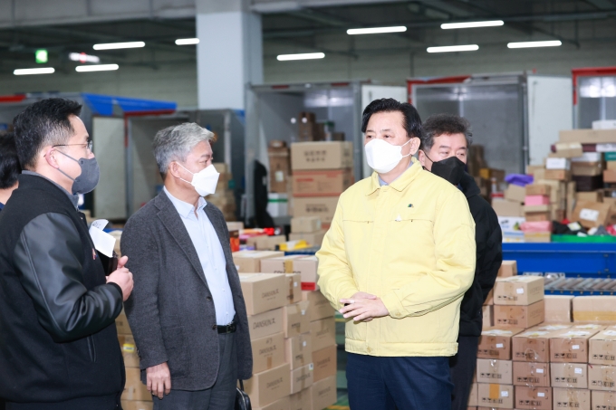 국토부 2차관, 택배현장 점검 - 포토이미지