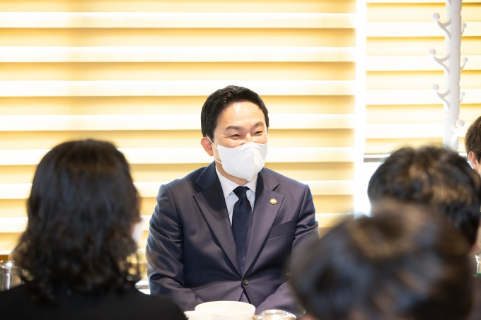 원희룡 장관, 기자간담회 - 포토이미지