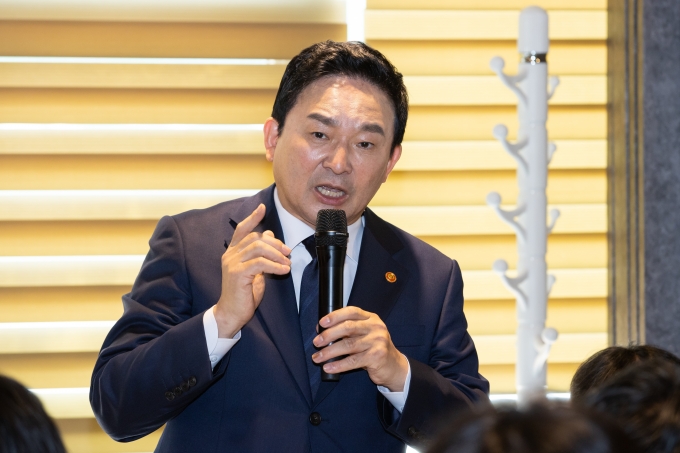원희룡 장관, 기자간담회 - 포토이미지