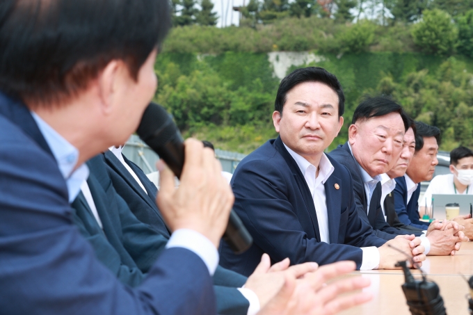 건설자재 공급망 점검회의 - 포토이미지