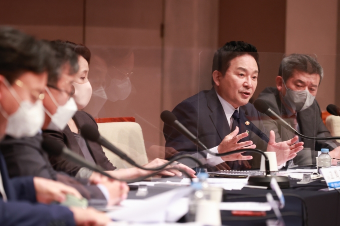 원희룡 장관, 관훈클럽 초청토론회 - 포토이미지