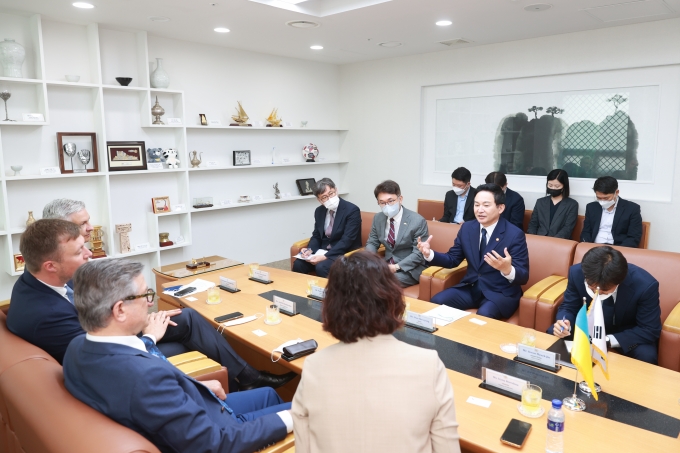 원희룡 장관, 우크라이나 재건사업 협의 - 포토이미지