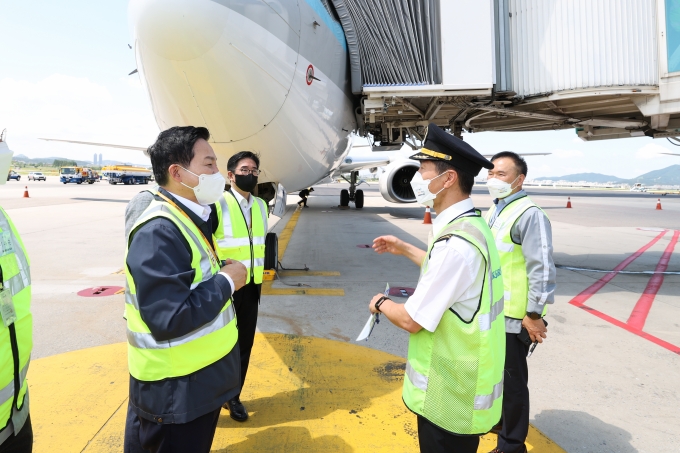 원희룡 장관 김포공항 현장점검 - 포토이미지