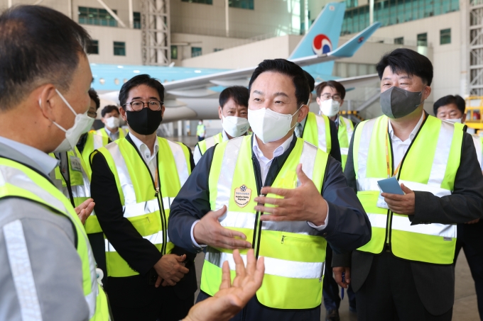 원희룡 장관 김포공항 현장점검 - 포토이미지