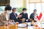 이원재 제1차관 인도네시아 공공사업주택부 장관 면담 - 포토이미지