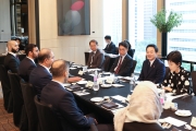 Minister Won meets with the Ambassadors of Gulf Cooperation Council (GCC) States in Korea for strengthening cooperation in the infrastructure sector.