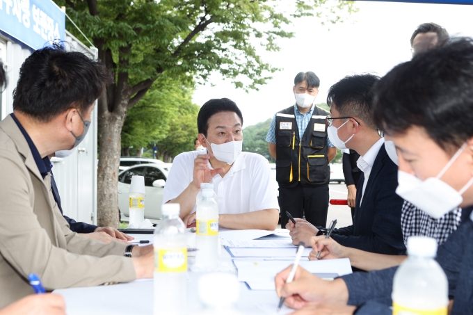 원희룡 장관 침수차량 조치 관련 현장방문 - 포토이미지