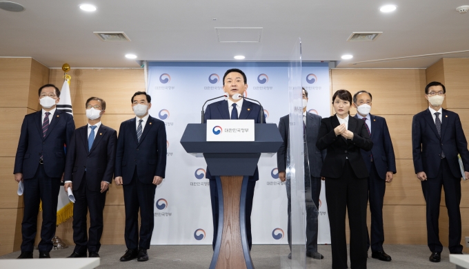 화물연대 집단운송거부 관련 브리핑 - 포토이미지