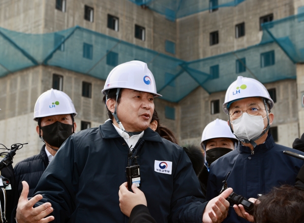 국토부 장관 인천 건설현장 점검