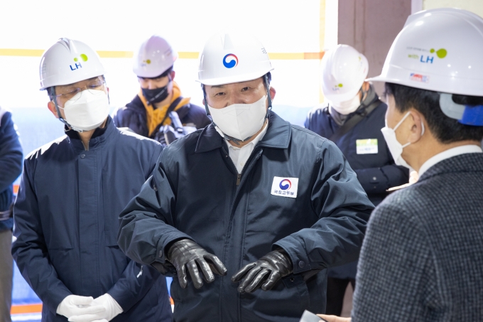 원희룡 장관, LH 혁신선포 청렴서약식 공공주택 현장 - 포토이미지