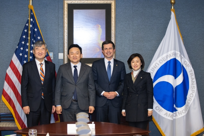 원희룡 장관, 미국 주택도시개발부·교통부장관 면담 - 포토이미지