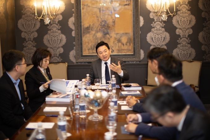 원희룡 장관, 미국 주택도시개발부·교통부장관 면담 - 포토이미지