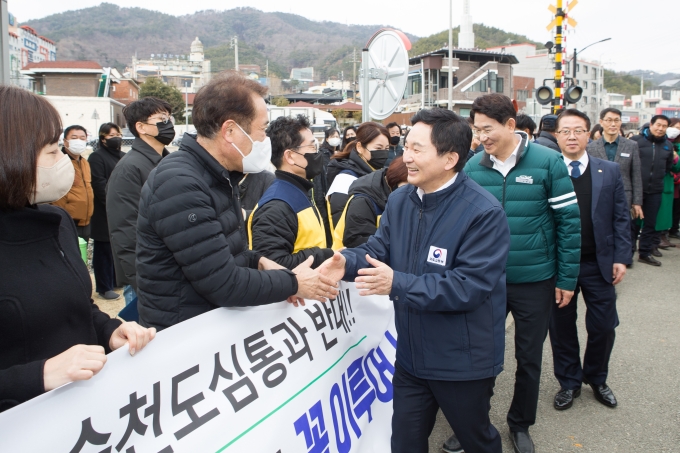 윈희룡장관, 지역의견 수렴하면서 경전선 최적방안 찾겠다 - 포토이미지